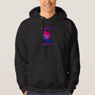 Veste À Capuche Bisexuel Aquarius Zodiac Signal Anniversaire Horos