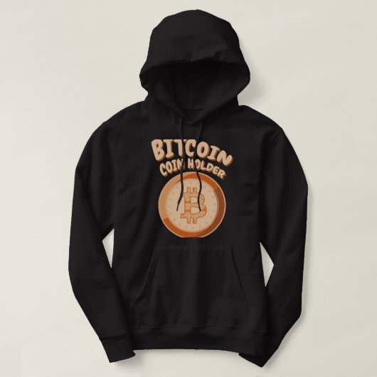 Veste À Capuche BITCOIN BTC Coinholder Crypto Crypto Blockchain Co (Design devant)