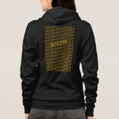 Veste À Capuche Bitcoin élégant - Btc crypto (Dos)