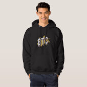 Veste À Capuche Bitcoins Gold pour Bitcoiner Crypto Miner 2 (Devant entier)