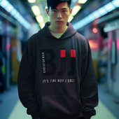 Veste À Capuche BJJ Brazil Jiu Jitsu Ajouter Nom Ceinture noire