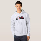 Veste À Capuche bla bla bla bla Sweatshirt à capuchon (Devant entier)