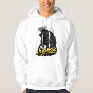 Veste À Capuche Black Anime Dog Streetwear Art | I'm Realistic