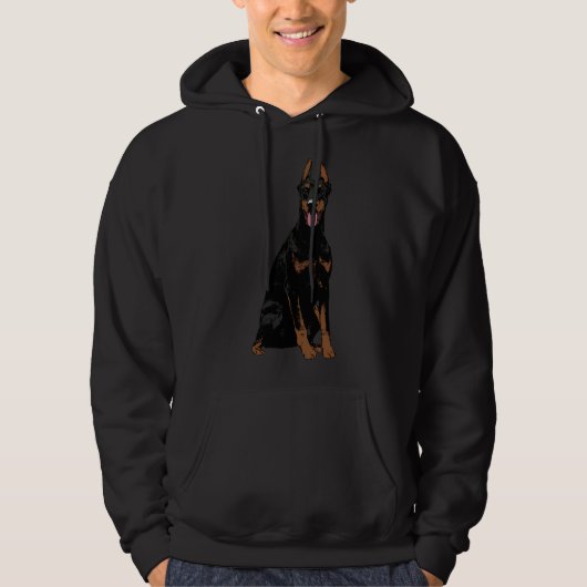 Veste À Capuche Black Doberman 180 (Devant)
