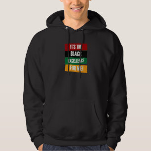 Veste À Capuche Black Excellence Afro Black Pride Africaine Black