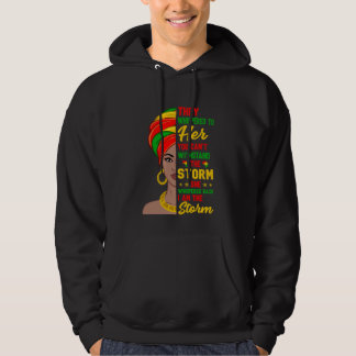 Veste À Capuche Black History Month BLM African Woman Afro I Am Th