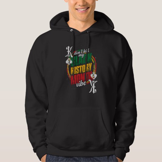 Veste À Capuche Black History Month Proud Black Poker Player Appar (Devant)