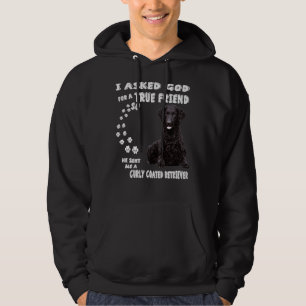 Veste À Capuche Black Lab Chien Curly Retriever Maman Curly Coa