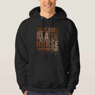 Veste À Capuche Black Nurse Melanin Nurse Educated Black History M