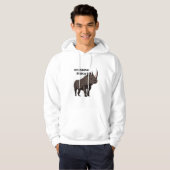 Veste À Capuche Black Rhino debout fier (Devant entier)