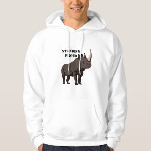 Veste À Capuche Black Rhino debout fier