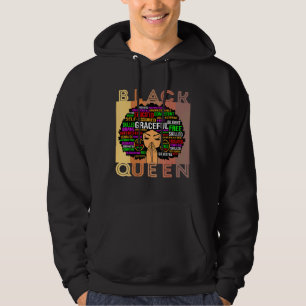 Veste À Capuche Black Women Melanin Enseignante Queen Afro Black G