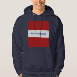 Veste À Capuche Blanc construit différemment Logo Box Sweatshirt B