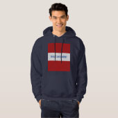 Veste À Capuche Blanc construit différemment Logo Box Sweatshirt B (Devant entier)