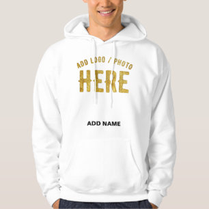 VESTE À CAPUCHE BLANC PERSONNALISABLE MODERNE DE MARQUE VÉRIFIÉ ST