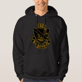 Veste À Capuche Blason de Phi Chi Theta | Or et Noir