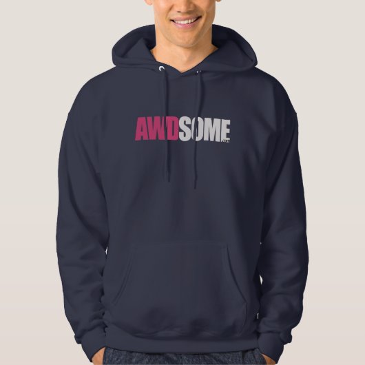 Veste À Capuche bleu marine awdsome (Devant)