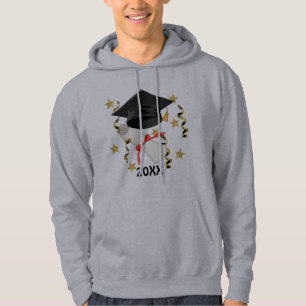 Veste À Capuche Bleu mortier et diplôme