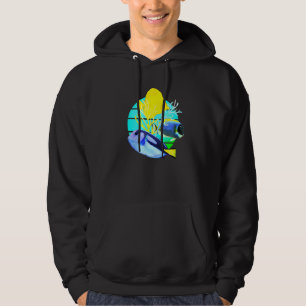 Veste À Capuche Bleu Tang Jaune Tangs Récif Poisson réservoir eau 