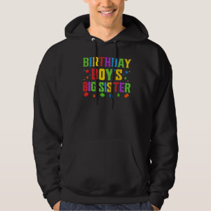 Veste À Capuche Blocs Big Sister Boy's Birthday Master Brick Buil
