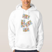 Veste À Capuche Blouson à blocs de positivité (Devant)
