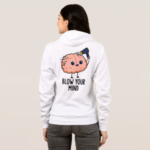 Veste À Capuche Blow Your Mind Sticker - Cerveau mignon avec sèche