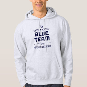 Veste À Capuche Blue Team Thing - Citations de sécurité