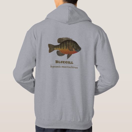 Veste À Capuche Bluegill, Bream Fishing (Dos)