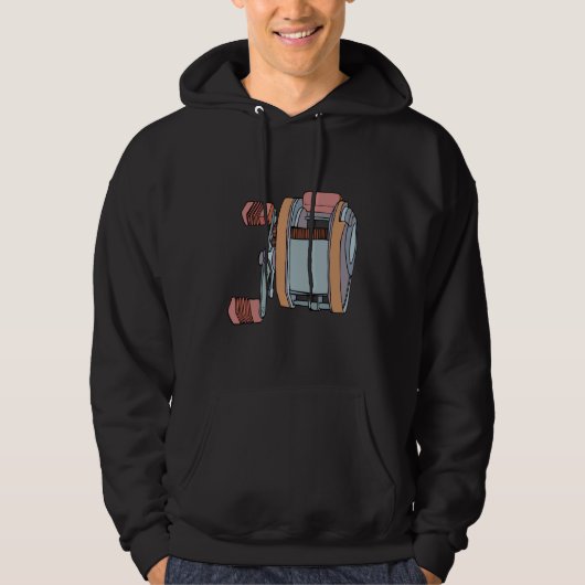 Veste À Capuche Bobine de pêche (Devant)