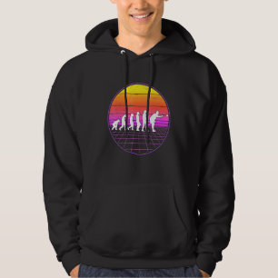 Veste À Capuche Boccia Evolution Vaporwave les années 70 Boule Pet