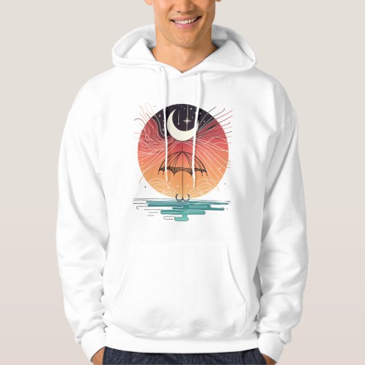 Veste À Capuche Boho Moon & Stark Rain (Devant)