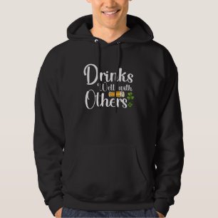 Veste À Capuche Boit Bien Avec D'autres Funny St Patricks Day Bois