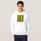 Veste À Capuche Bon Karma, principe bouddhiste (Devant entier)