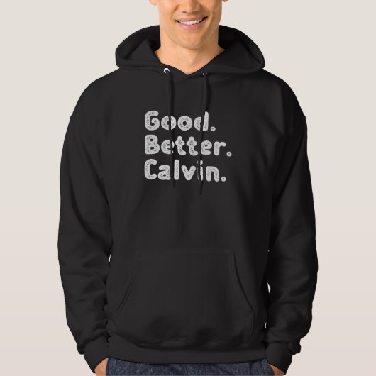Veste À Capuche Bon meilleur Calvin (Devant)