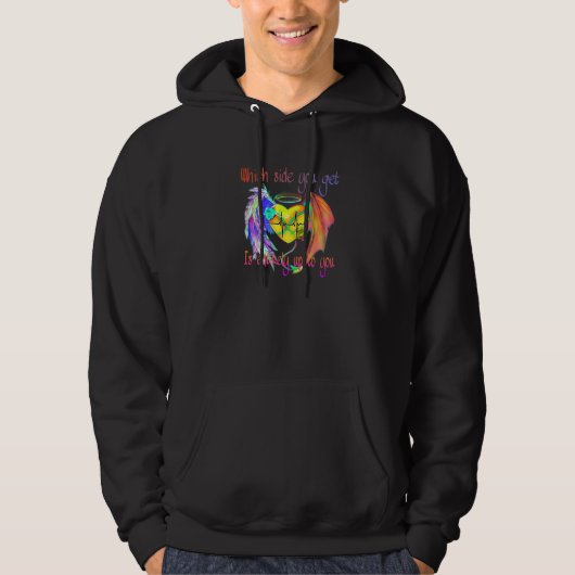 Veste À Capuche Bon ou Mauvais (Devant)