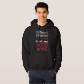 Veste À Capuche Bon Vin Relaxé (Devant entier)
