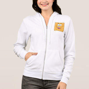 Veste À Capuche Bonheur Gaufre Kawaii Sourire Nourriture de Petit