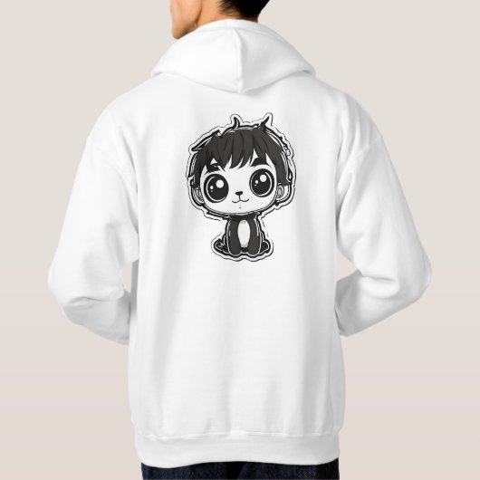 Veste À Capuche bonjour (Dos)