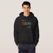 Veste À Capuche bonjour 8e année (Devant entier)