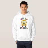 Veste À Capuche Bonjour école (Devant entier)