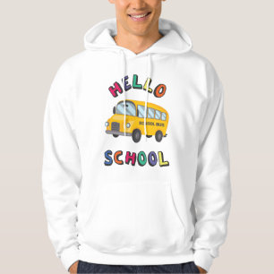 Veste À Capuche Bonjour école