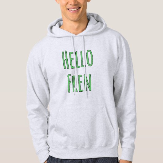 Veste À Capuche Bonjour Fren (Devant)