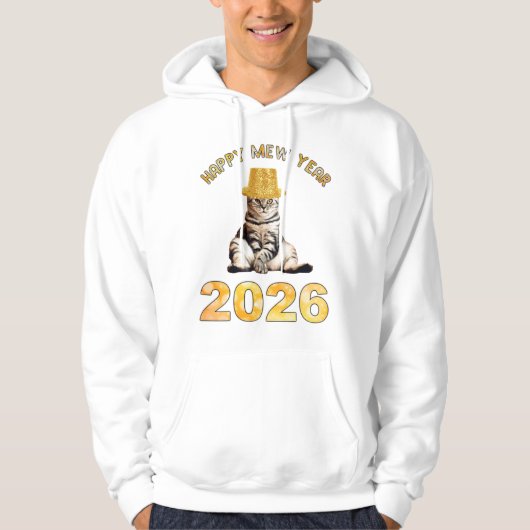 Veste À Capuche Bonne année Mew 2026 (Devant)
