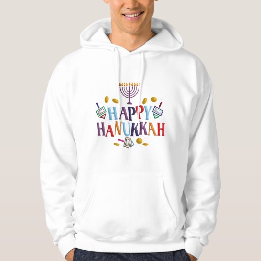 Veste À Capuche Bonne Hanoukka (Devant)