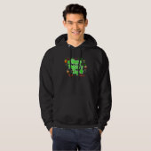 Veste À Capuche Bonne Saint Patrick's Day Pi Luck & Charm (Devant entier)