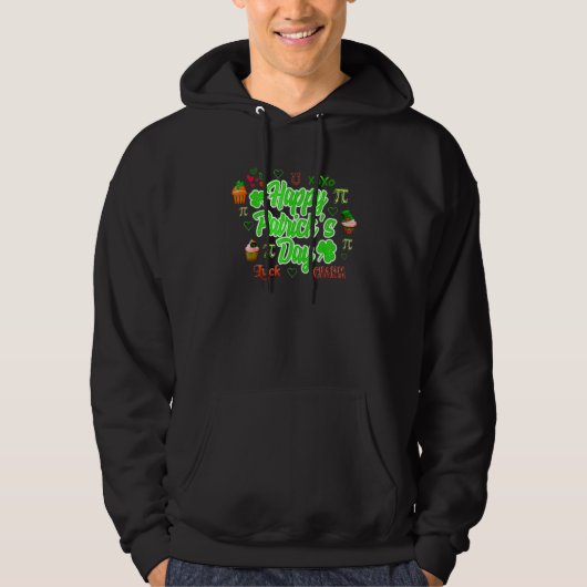 Veste À Capuche Bonne Saint Patrick's Day Pi Luck & Charm (Devant)