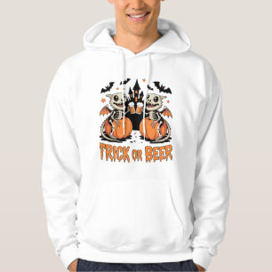 Veste À Capuche Bonnets ou dragons de squelette de bière Halloween