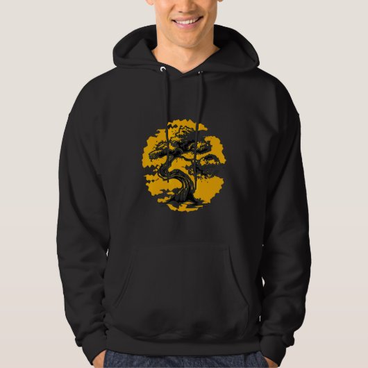Veste À Capuche Bonsai Tree Zen Buddhist (Devant)