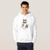 Veste À Capuche Boo Jee Cute Ghost Halloween Leopard Design_1 (Devant entier)