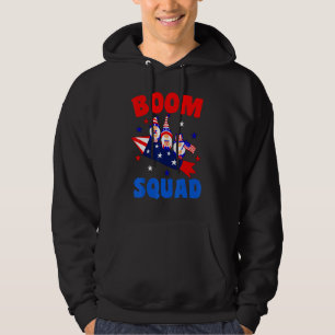 Veste À Capuche Boom Squad Usa Feux d'artifice Gnomes patriotiques